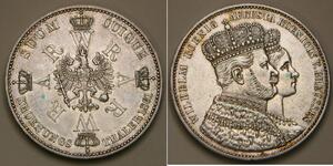 1 Талер Королівство Пруссія (1701-1918) Срібло Wilhelm I, German Emperor (1797-1888)