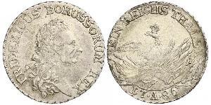 1 Талер Королівство Пруссія (1701-1918) Срібло Фрідріх II (король Пруссії) (1712 – 1786)