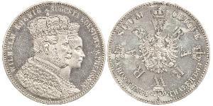1 Талер Королівство Пруссія (1701-1918) Срібло Wilhelm I, German Emperor (1797-1888)