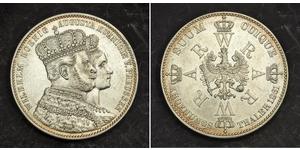 1 Талер Королівство Пруссія (1701-1918) Срібло Wilhelm I, German Emperor (1797-1888)