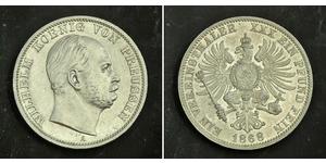 1 Талер Королівство Пруссія (1701-1918) Срібло Wilhelm I, German Emperor (1797-1888)