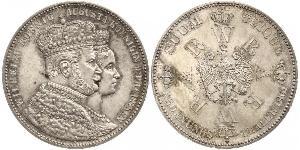 1 Талер Королівство Пруссія (1701-1918) Срібло Wilhelm I, German Emperor (1797-1888)