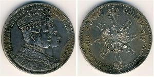 1 Талер Королівство Пруссія (1701-1918) Срібло Wilhelm I, German Emperor (1797-1888)