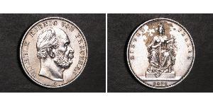 1 Талер Королівство Пруссія (1701-1918) Срібло Wilhelm I, German Emperor (1797-1888)