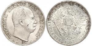 1 Талер Королівство Пруссія (1701-1918) Срібло Wilhelm I, German Emperor (1797-1888)