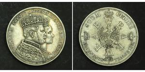 1 Талер Королівство Пруссія (1701-1918) Срібло Wilhelm I, German Emperor (1797-1888)