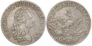 1 Талер Королівство Пруссія (1701-1918) Срібло Фрідріх II (король Пруссії) (1712 – 1786)