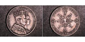 1 Талер Королівство Пруссія (1701-1918) Срібло Wilhelm I, German Emperor (1797-1888)