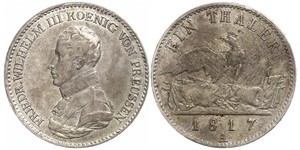 1 Талер Королівство Пруссія (1701-1918) Срібло Фрідрих Вільгельм III, король Пруссії  (1770 -1840)
