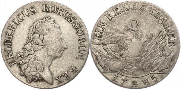 1 Талер Королівство Пруссія (1701-1918) Срібло Фрідріх II (король Пруссії) (1712 – 1786)