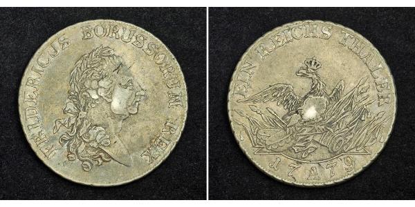 1 Талер Королівство Пруссія (1701-1918) Срібло Фрідріх II (король Пруссії) (1712 – 1786)
