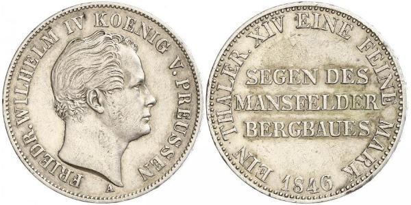 1 Талер Королівство Пруссія (1701-1918) Срібло Фрідріх Вільгельм IV (1795 - 1861)
