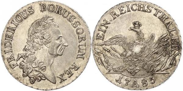 1 Талер Королівство Пруссія (1701-1918) Срібло Фрідріх II (король Пруссії) (1712 – 1786)
