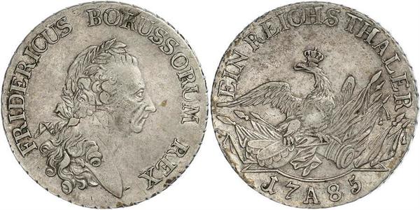 1 Талер Королівство Пруссія (1701-1918) Срібло Фрідріх II (король Пруссії) (1712 – 1786)