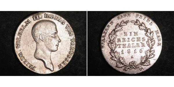 1 Талер Королівство Пруссія (1701-1918) Срібло 