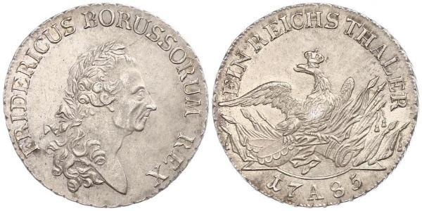 1 Талер Королівство Пруссія (1701-1918) Срібло Фрідріх II (король Пруссії) (1712 – 1786)
