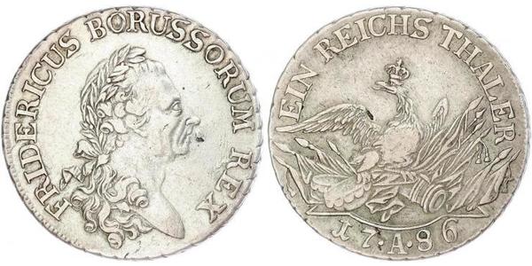 1 Талер Королівство Пруссія (1701-1918) Срібло Фрідріх II (король Пруссії) (1712 – 1786)