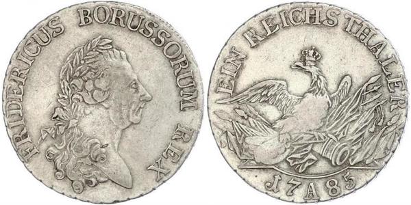 1 Талер Королівство Пруссія (1701-1918) Срібло Фрідріх II (король Пруссії) (1712 – 1786)