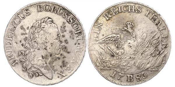 1 Талер Королівство Пруссія (1701-1918) Срібло Фрідріх II (король Пруссії) (1712 – 1786)