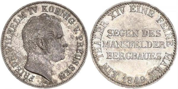 1 Талер Королівство Пруссія (1701-1918) Срібло Фрідріх Вільгельм IV (1795 - 1861)