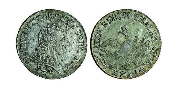 1 Талер Королівство Пруссія (1701-1918) Срібло Фрідріх II (король Пруссії) (1712 – 1786)