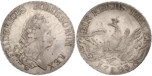 1 Талер Королівство Пруссія (1701-1918) Срібло Фрідріх II (король Пруссії) (1712 – 1786)