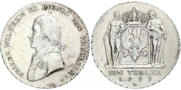 1 Талер Королівство Пруссія (1701-1918) Срібло Фрідрих Вільгельм III, король Пруссії  (1770 -1840)