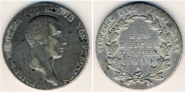 1 Талер Королівство Пруссія (1701-1918) Срібло 