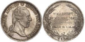 1 Талер Королівство Саксонія (1806 - 1918) Срібло Фрідріх Август І Саксонський