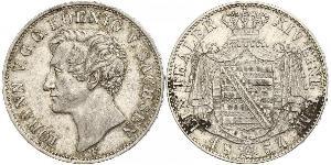 1 Талер Королівство Саксонія (1806 - 1918) Срібло John of Saxony