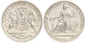 1 Талер Провінція Ганновер (1868 - 1946) Срібло 