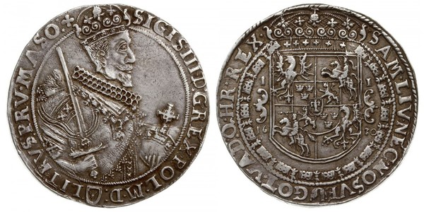 1 Талер Річ Посполита (1569-1795) Срібло Сигизмунд III