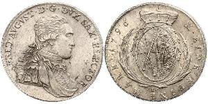 1 Талер Саксонія (курфюрство) (1356 - 1806) Срібло Фрідріх Август І Саксонський