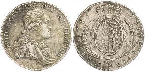 1 Талер Саксонія (курфюрство) (1356 - 1806) Срібло Фрідріх Август І Саксонський