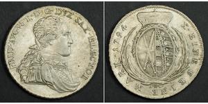 1 Талер Саксонія (курфюрство) (1356 - 1806) Срібло Фрідріх Август І Саксонський
