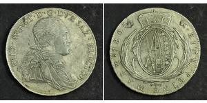 1 Талер Саксонія (курфюрство) (1356 - 1806) Срібло Фрідріх Август І Саксонський