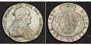 1 Талер Саксонія (курфюрство) (1356 - 1806) Срібло Фрідріх Август І Саксонський