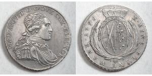 1 Талер Саксонія (курфюрство) (1356 - 1806) Срібло Фрідріх Август І Саксонський