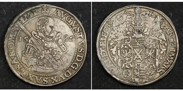 1 Талер Саксонія (курфюрство) (1356 - 1806) Срібло 