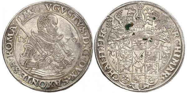 1 Талер Саксонія (курфюрство) (1356 - 1806) Срібло 