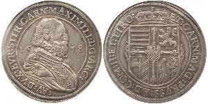 1 Талер Священна Римська імперія (962-1806) Срібло Maximilian III, Archduke of Austria (1558 – 1618)