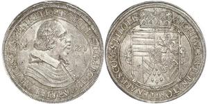 1 Талер Священна Римська імперія (962-1806) Срібло Leopold V, Archduke of Austria  (1586 – 1632)