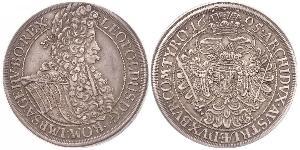 1 Талер Священна Римська імперія (962-1806) Срібло Леопольд I Габсбург(1640-1705)