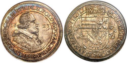 1 Талер Священна Римська імперія (962-1806) Срібло Leopold V, Archduke of Austria  (1586 – 1632)