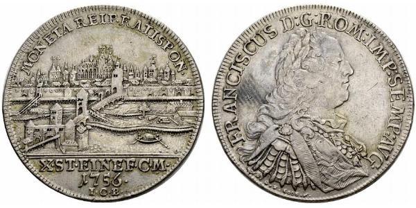 1 Талер Священна Римська імперія (962-1806) Срібло Francis I, Holy Roman Emperor (1708-1765)