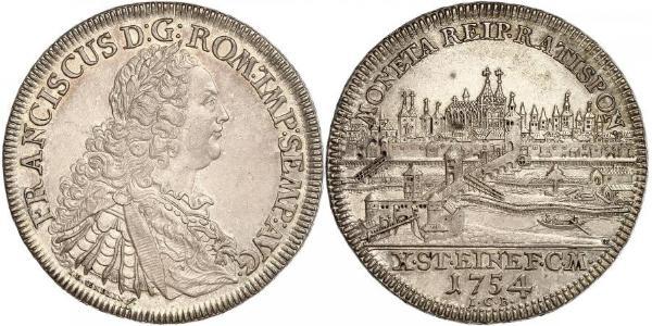 1 Талер Священна Римська імперія (962-1806) Срібло Francis I, Holy Roman Emperor (1708-1765)