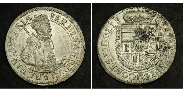 1 Талер Священна Римська імперія (962-1806) Срібло Фердинанд II Габсбург(1578 -1637)