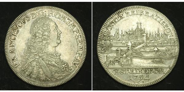 1 Талер Священна Римська імперія (962-1806) Срібло Francis I, Holy Roman Emperor (1708-1765)