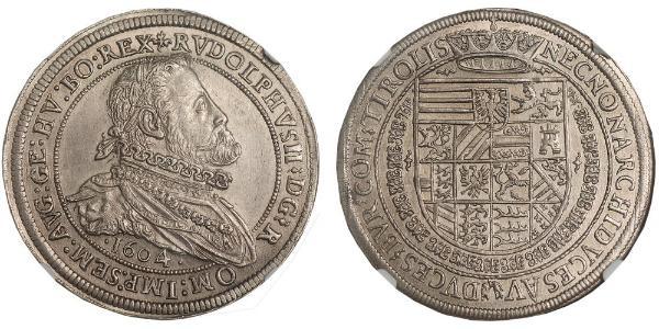 1 Талер Священна Римська імперія (962-1806) Срібло Рудольф II (1552 - 1612)