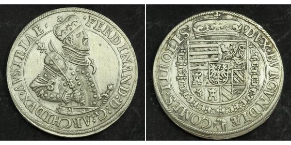 1 Талер Священна Римська імперія (962-1806) Срібло Фердинанд II Габсбург(1578 -1637)